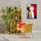 Stupell Industries Cubist Portrait of Woman Floater Framed Canvas Wall Art Design by Ruth Fromstein